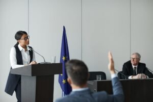 ضيافة تنفيذية راقية معدة لاستقبال وفد رسمي