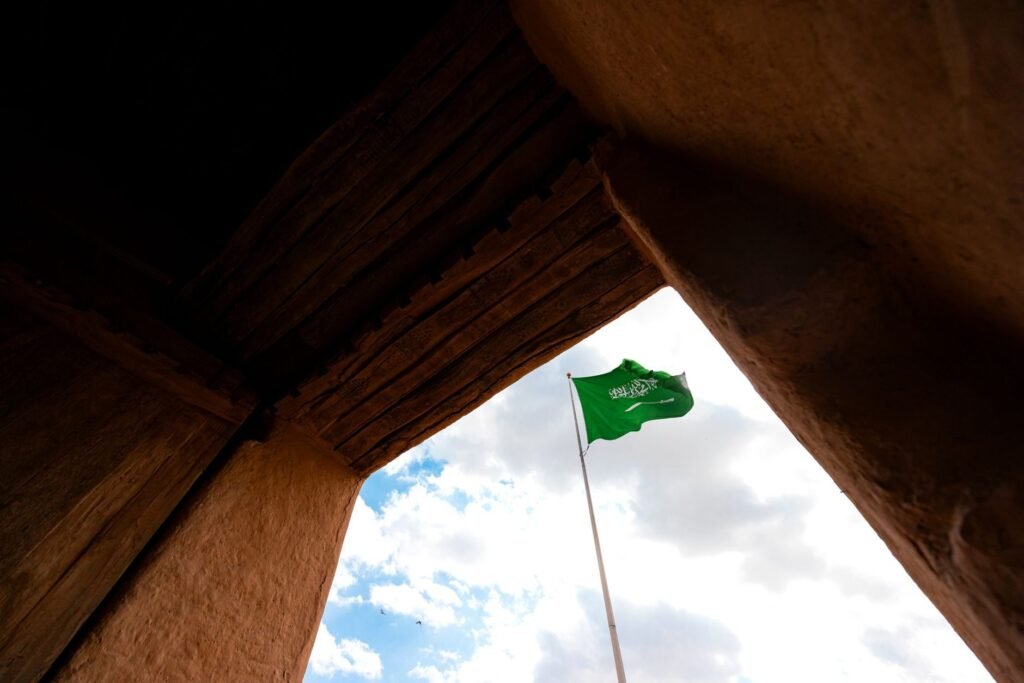 مائدة ضيافة سعودية الطابع في احتفال اليوم الوطني